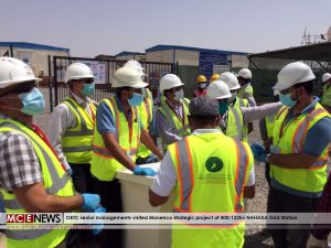 OETC senior managements visited Monenco strategic project of 400/132kv NAHADA Grid Station